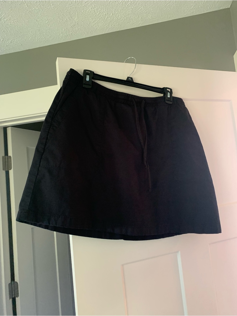 Lands End Classic Black A-Line Skort - Women